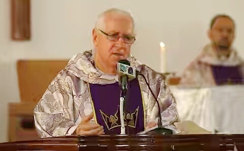 Be mindful of distractions - father Andrew Campbell advises children
