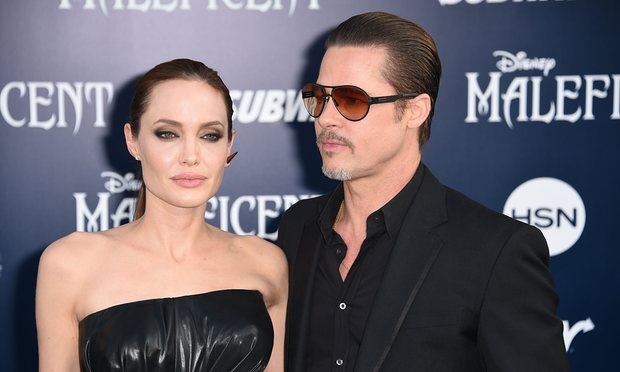  Angelina Jolie and Brad Pitt in 2014. Jolie has reportedly filed for divorce after two years of marriage and 12 years together. Photograph: Robyn Beck/AFP/Getty Images