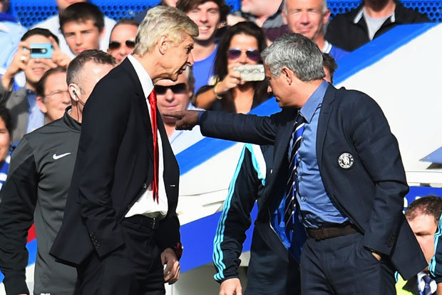 HANDBAGS: Wenger and Mourinho had to be separated Mourinho reveals what he said to Wenger during infamous touchline clash