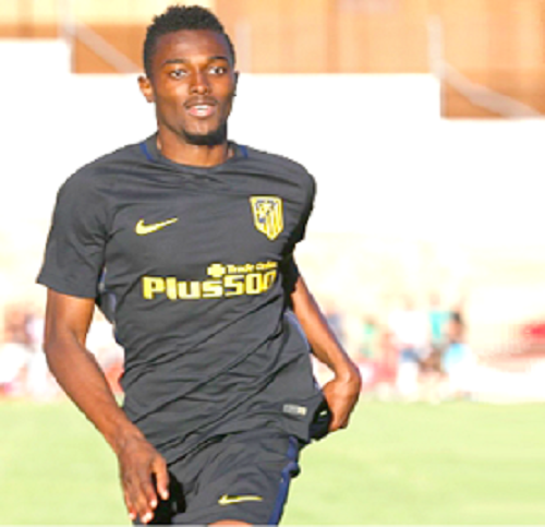 Jose Mourinho keeping an eye on Vitoria Guimaraes’ Bernard Mensah Jose Mourinho keeping an eye on Vitoria Guimaraes’ Bernard Mensah