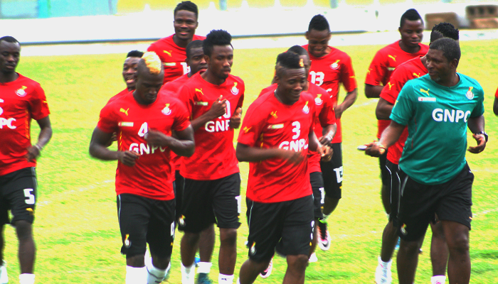 The Stars training ahead of the game