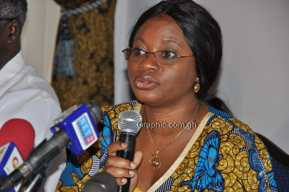 Charlotte Osei - Chairperson of the EC