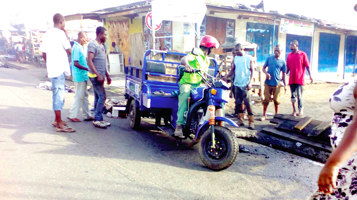 An ESPA tricycle operator at work in a community Enough of the talking, time to enforce the sanitation bye-laws — ESPA