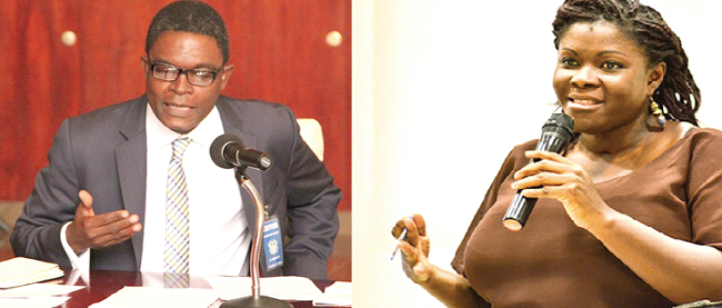 Emmanuel Akwetey — Executive Director, IDEG & Kathleen Addy — Communications Consultant Parliament losing its shine — IDEG boss