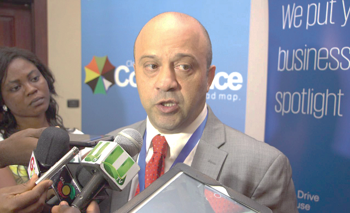 Mr Mokhles Bustami, Chief Strategy Officer, Jospong Group, speaking to the media. Jospong Group extends culture of ethics to others