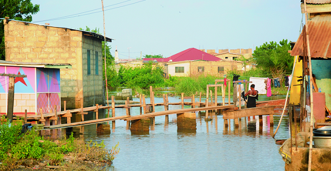 Weija Dam spillage submerges communities