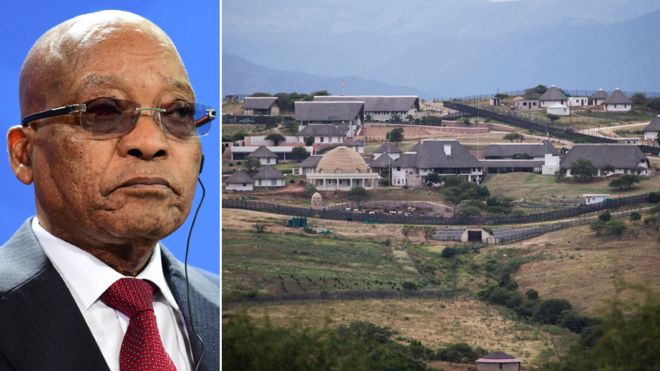 The Nkandla residence has become a political headache for President Zuma ‘President Zuma must repay $500,000 in public funds’