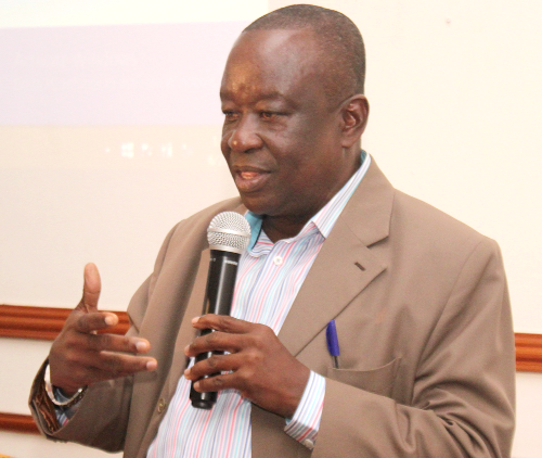 Mr Albert Kan-Dapaah, Executive Director-FAT Africa, making a contribution at the forum Public officers must show source of wealth