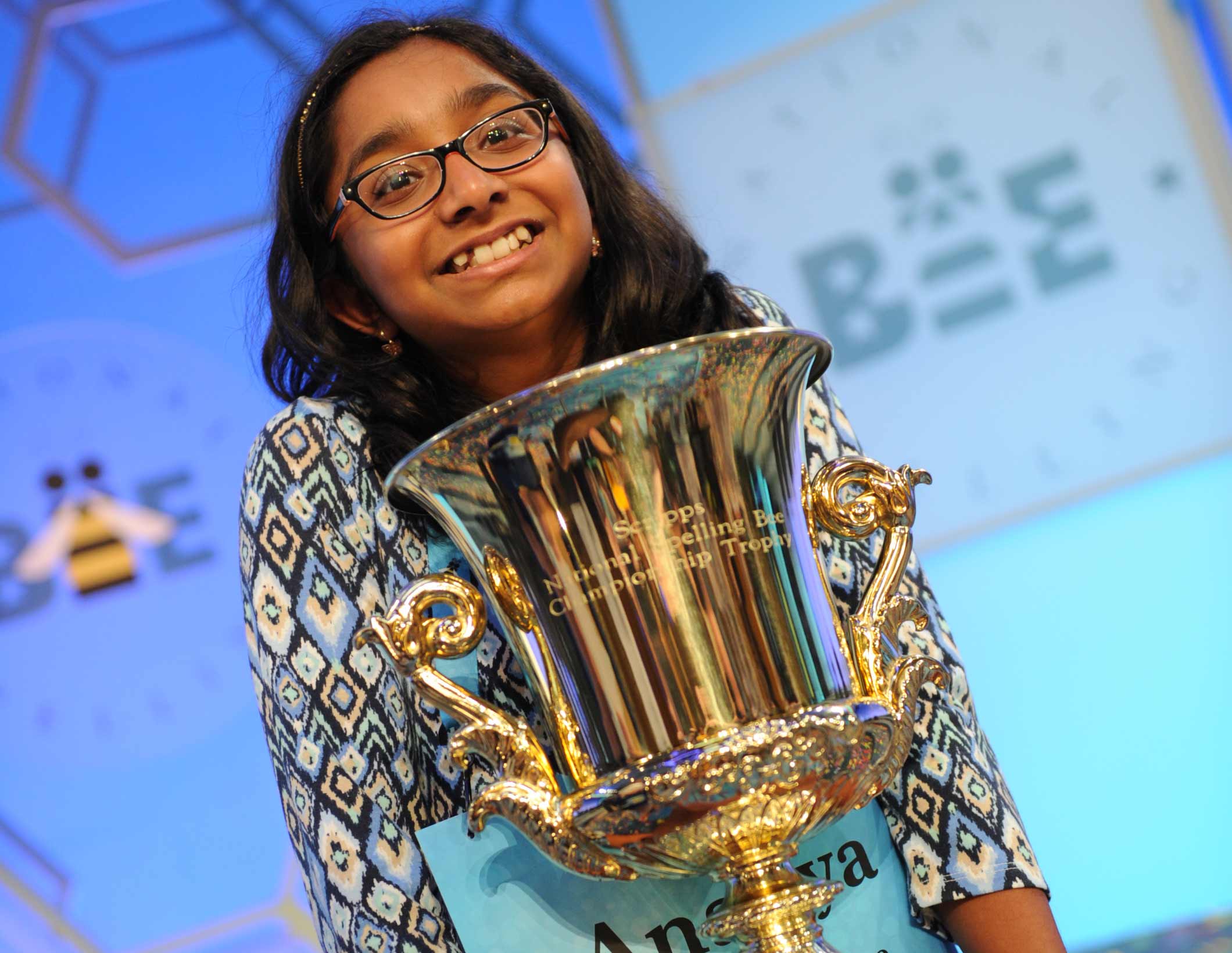 12 year old Ananya Vinay wins Scripps Spelling Bee 2017 12 year old Ananya Vinay wins Scripps Spelling Bee 2017