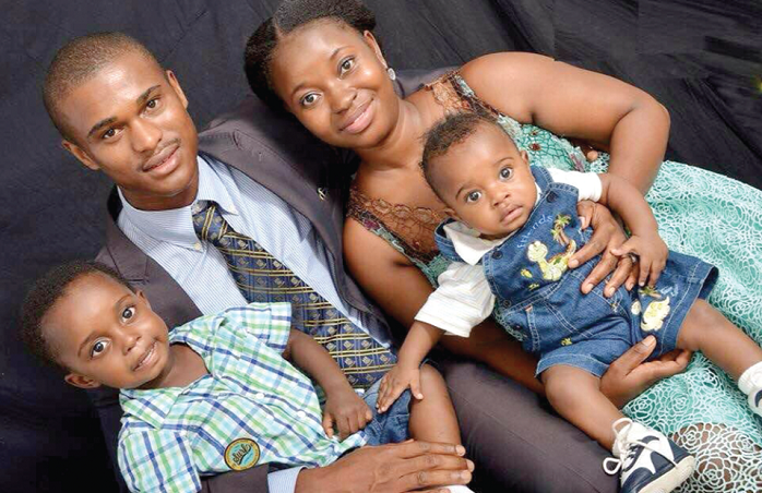 Captain Mahama and family