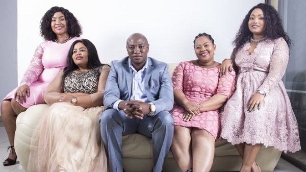 Musa Mseleku and his four wives Musa Mseleku and his four wives