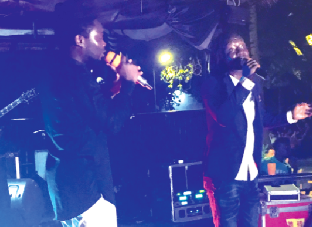 Wutah performing at the event