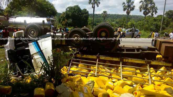 Kintampo: Accident claim driver’s life at notorious ‘spot’ Kintampo: Accident claim driver’s life at notorious ‘spot’