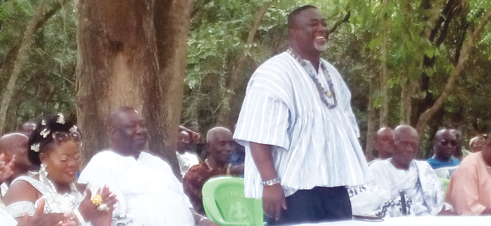 Nii Laryea Afotey Agbo after he was introduced