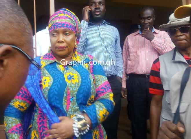 Savelugu MCE Hajia Ayishetu 'enters' office
