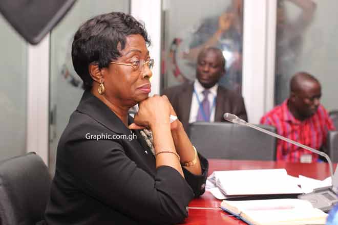 When Justice Sophia Akuffo met the Appointments Committee of Parliament. PICTURES BY EBOW HANSON AND NII MARTEY BOTCHWAY When Justice Sophia Akuffo met the Appointments Committee of Parliament. PICTURES BY EBOW HANSON AND NII MARTEY BOTCHWAY
