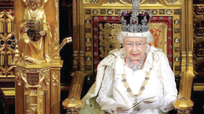 • The Queen was accompanied by the Prince of Wales - with the Duke of Edinburgh in hospital • The Queen was accompanied by the Prince of Wales - with the Duke of Edinburgh in hospital
