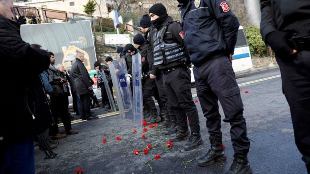 Police are continuing the hunt for the attacker as the city mourns Police are continuing the hunt for the attacker as the city mourns