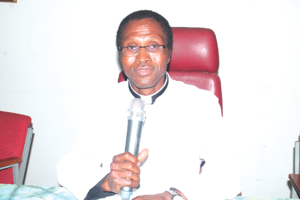 Father Lazarus Anondee, Secretary General of Ghana Catholic Bishops' Conference. Picture: Maxwell Ocloo Father Lazarus Anondee, Secretary General of Ghana Catholic Bishops' Conference. Picture: Maxwell Ocloo