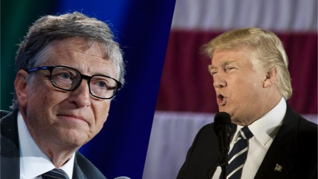 Bill Gates and Donald Trump