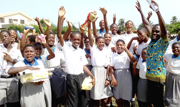 The proud winners of this years National Junior Graphic Fan Club Spelling Competition