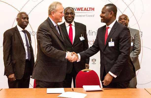 Mr James Asare-Adjei (2nd right) in a handshake with Lord Marland of Odstock. With them include Mr Alan Kyerematen Mr James Asare-Adjei (2nd right) in a handshake with Lord Marland of Odstock. With them include Mr Alan Kyerematen
