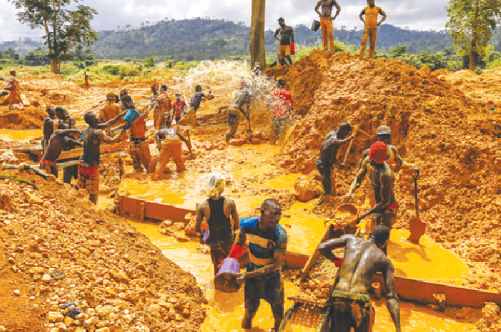 Illegal miners has negative impacts the environment Illegal miners has negative impacts the environment
