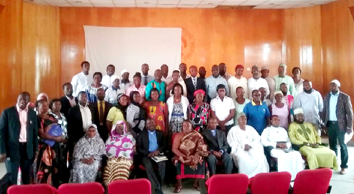 The participants with their facilitators