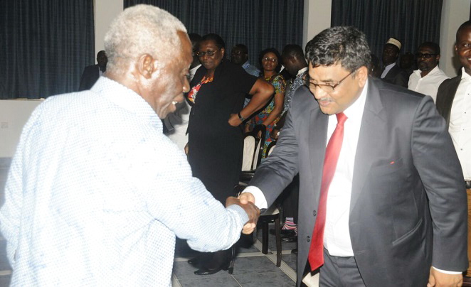 The Indian High Commissioner to Ghana, Mr Birender Singh Yadav (Left), welcoming Mr Yaw Osafo- Maafo, Senior Minister, to the ITEC Day in Accra The Indian High Commissioner to Ghana, Mr Birender Singh Yadav (Left), welcoming Mr Yaw Osafo- Maafo, Senior Minister, to the ITEC Day in Accra