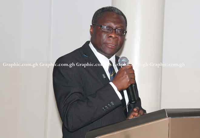 Provost of the College of Basic and Applied Sciences of the university, Prof Daniel Asiedu Provost of the College of Basic and Applied Sciences of the university, Prof Daniel Asiedu