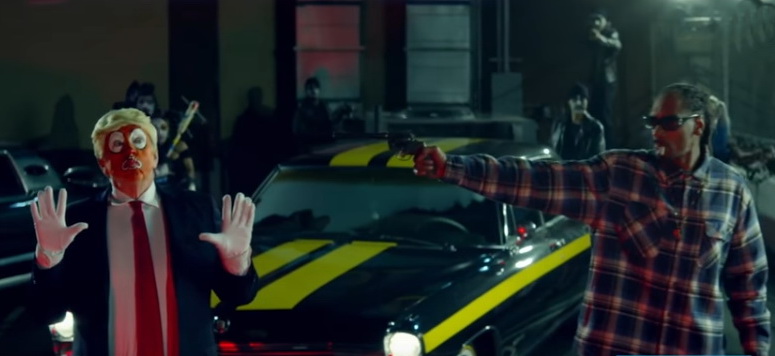 Snoop Dogg rakes up controversy as he shoots ‘clown Trump’ in new Lavender video