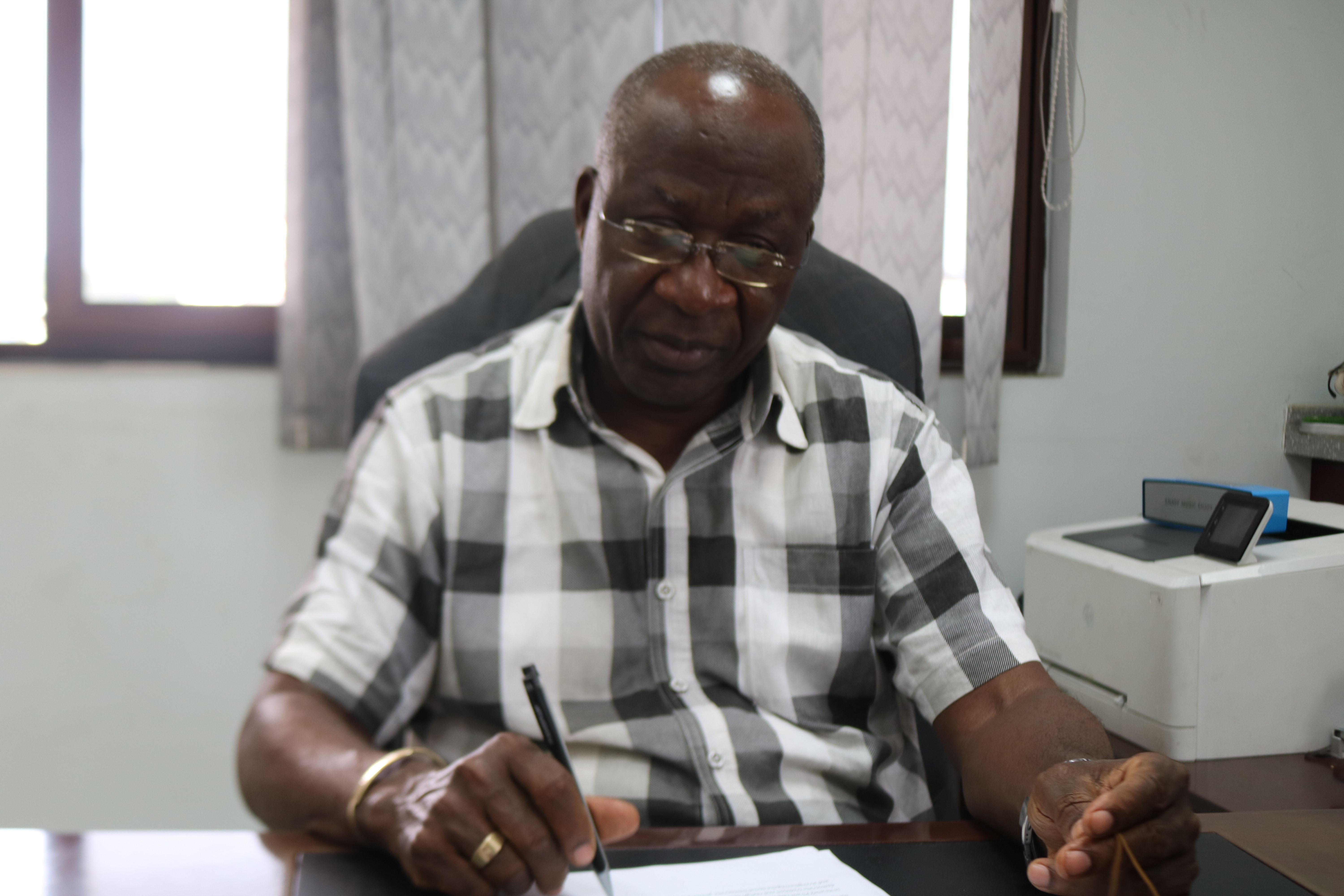 Dr William Ahadzie, the Rector of the GISD