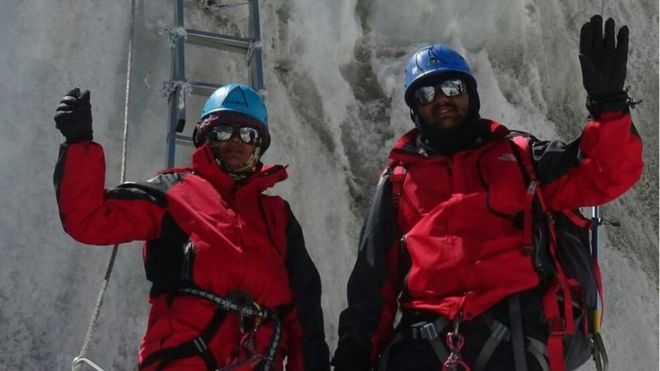 The company that assisted the couple had initially insisted that the pair's Everest conquest claims were true The company that assisted the couple had initially insisted that the pair's Everest conquest claims were true