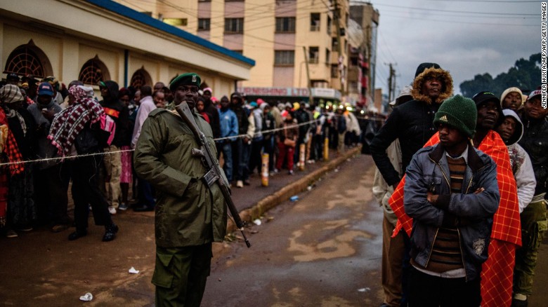Kenya elections: Long queues as voting start Kenya elections: Long queues as voting start