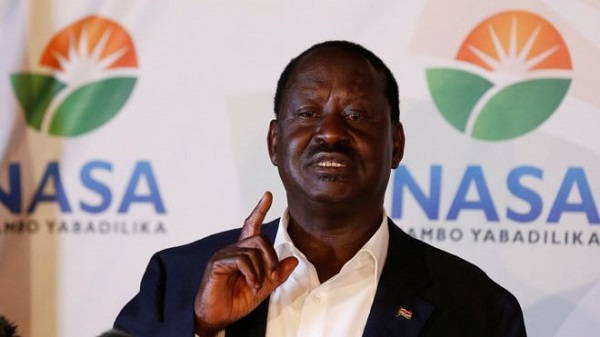 Mr Odinga said the results were the work of a computer Mr Odinga said the results were the work of a computer