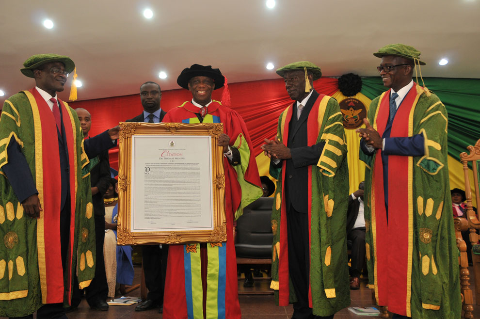 KNUST honours Fibre Optics inventor Dr Mensah and others