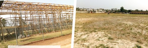 Brand new stands are being built and the pitch is being regrassed at the Nana Agyemang Badu I park Brand new stands are being built and the pitch is being regrassed at the Nana Agyemang Badu I park
