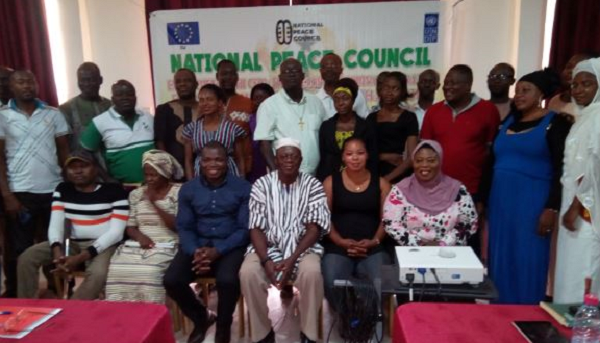 A group picture of participants at the National Peace Council review forum. A group picture of participants at the National Peace Council review forum.