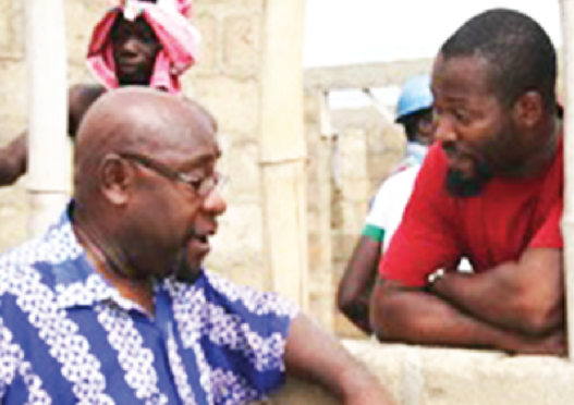 Kofi Bucknor (left) and Adjetey Annan play roles in the film