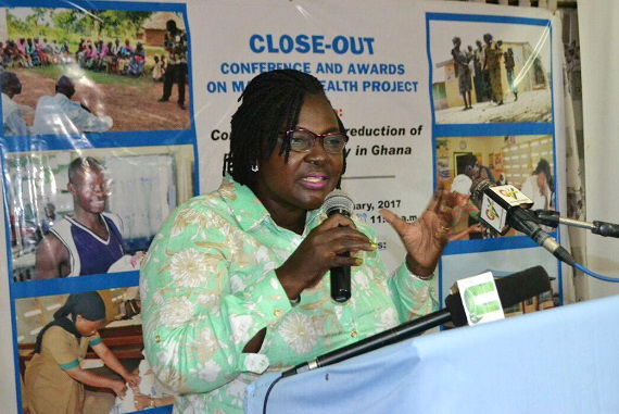Dr Beatrice Heymann giving her address during the Send-Ghana conference Dr Beatrice Heymann giving her address during the Send-Ghana conference