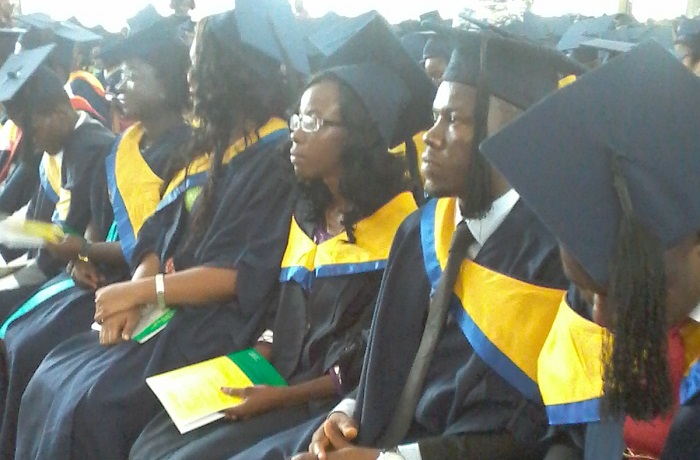 A section of the graduands and matriculants A section of the graduands and matriculants