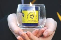 Holocaust survivors and their families usually light remembrance candles in memory of their relatives on this day. Holocaust survivors and their families usually light remembrance candles in memory of their relatives on this day.