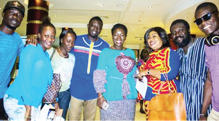  Some members of the Ghana Actors Guild-Ashanti Region with Elizabeth Ofosu-Adjare, former Minister of Tourism, Culture and Creative Arts.