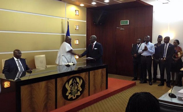 Transition team presents interim report to Prez Akufo-Addo