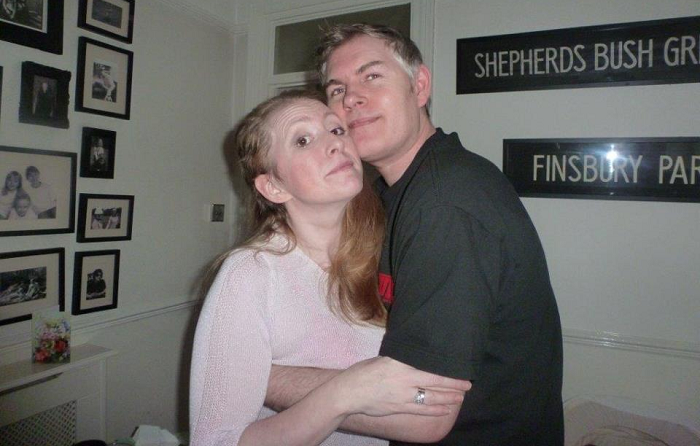 Lucinda Allen with her husband