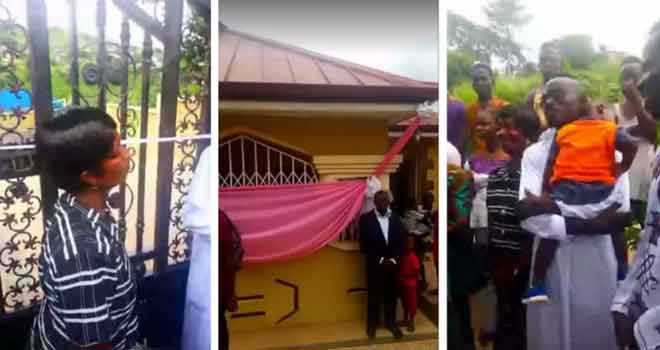 Lilwin hands over new house to mother on 70th birthday Lilwin hands over new house to mother on 70th birthday