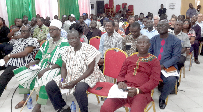 Participants at  the ceremony 