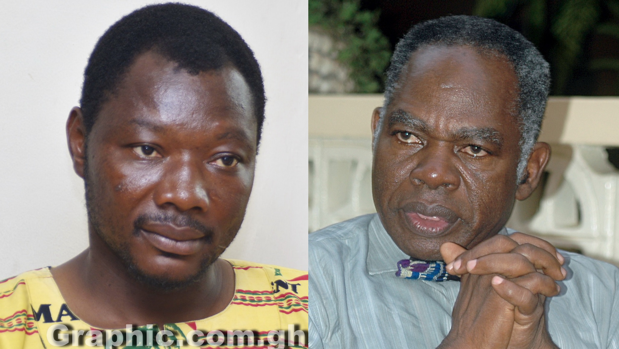 Mr Bernard Mornah (left) and Dr Edward Mahama Mr Bernard Mornah (left) and Dr Edward Mahama