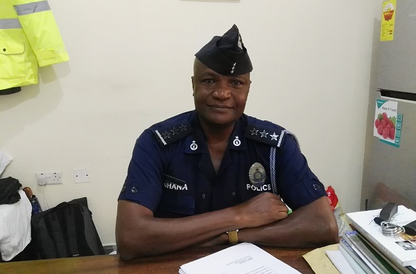 MTTD Commander of the Kaneshie Divison, DSP Elvis Bawa Sadongo MTTD Commander of the Kaneshie Divison, DSP Elvis Bawa Sadongo