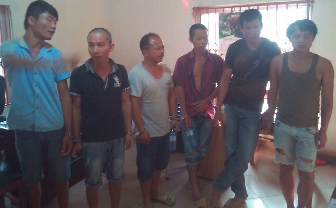 The six Chinese nationals who have been arrested in the galamsey business The six Chinese nationals who have been arrested in the galamsey business